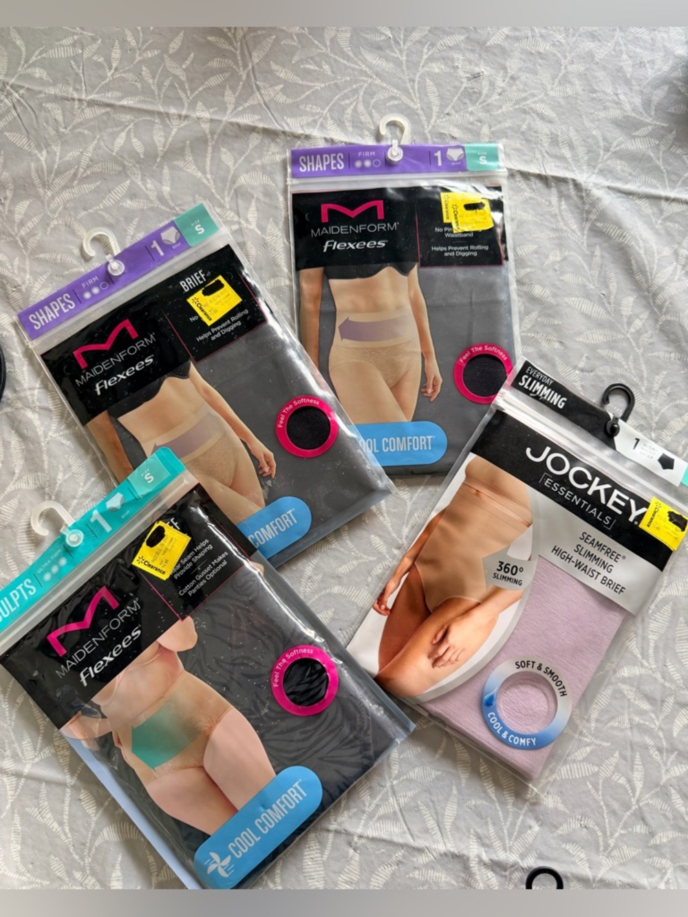 Maidenform Flexees Pack - Beige & Light Pink High-Waist Briefs